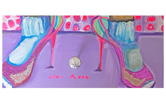 Glitter Socks N' Heels Hat Rack