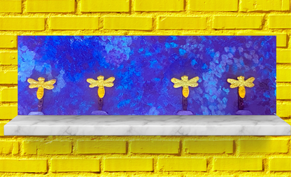 Blue Dragonfly Hat Rack