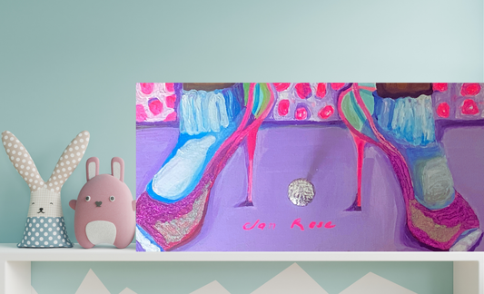 Glitter Socks N' Heels Hat Rack