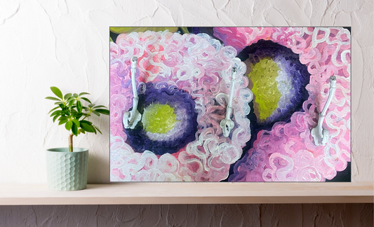 Pink Burst Flower Hack Rack