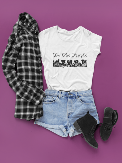 We The People Cropped Tee