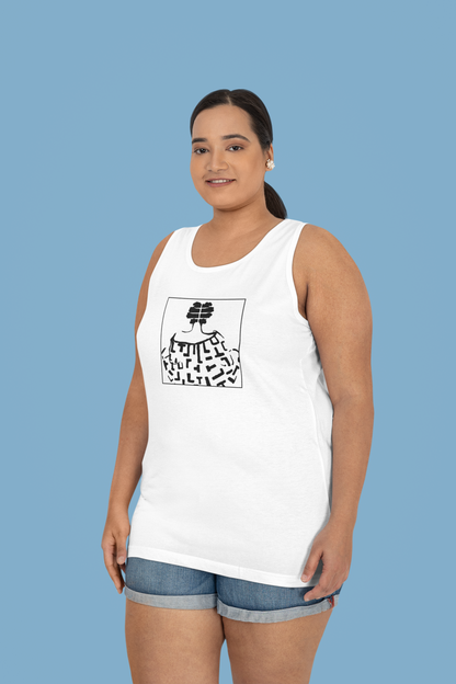 Bantu Flared Tank Top