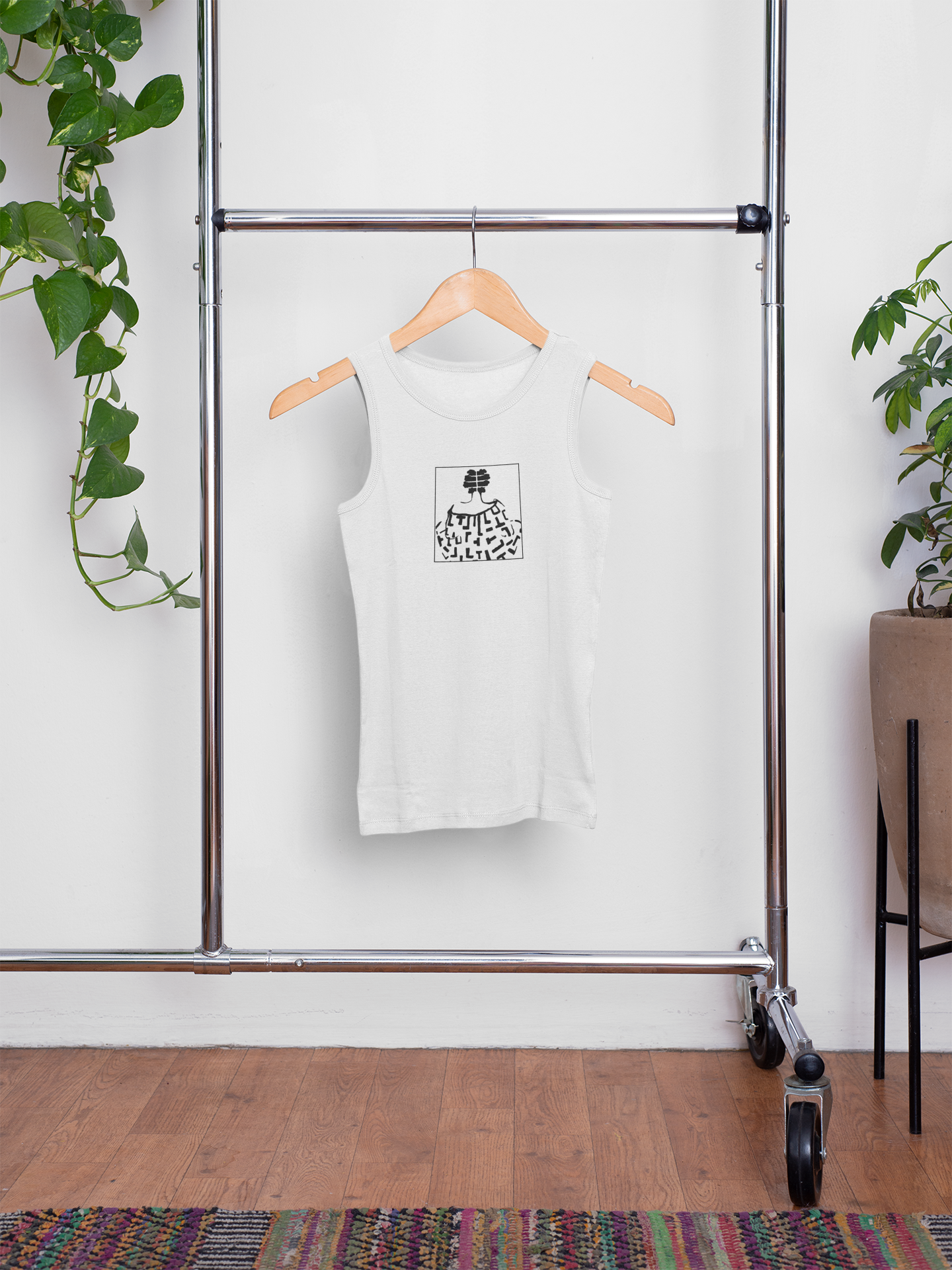 Bantu Flared Tank Top