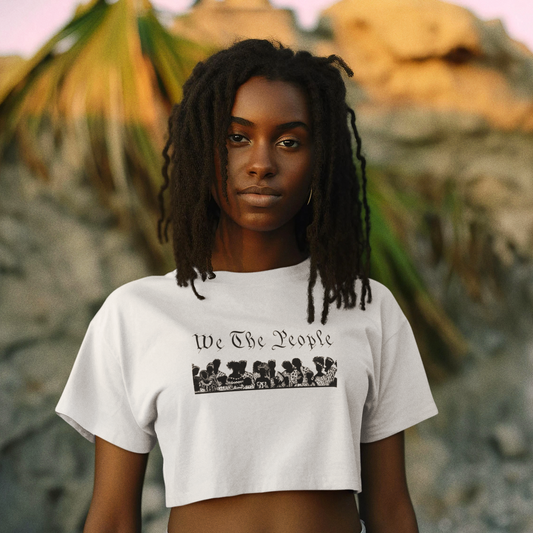 We The People Cropped Tee